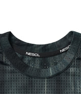 (W) エア ベント タイダイ レーシング ドット シンボル クロップ Tシャツ (Midnight)