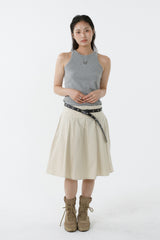 ALL-DAY SLEEVELESS TOP_MELANGE GRAY
