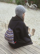 Clover Alpaca Earflap - Grey