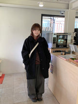 ベンベスブラッシュドコットンワイドパンツ
