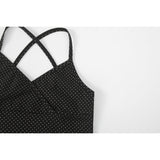 DOT CAMISOLE-BLACK