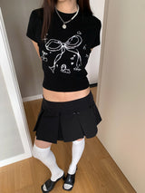 ミニリボンプリーツスカート