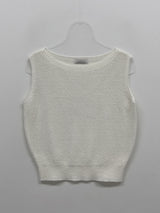 Nana See-through Round Neck Vest
