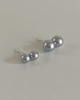 Angel pearl earring (silver)