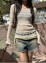 [S/S] Punching knit one piece