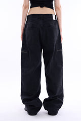 Wickham vintage washed denim pants