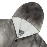 [24SS LSD COLLECTION] Spray Damaged Hooded Knit Cardigan_Grey