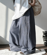COOL STRIPE WIDE LONG PANTS 🪽🩵🥨🖤4COLOR