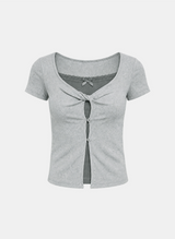 Evia Twist Layered T-shirt