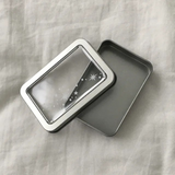 Light and stars white Teen Case Iron Multipurpose Storage Box
