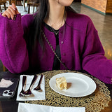 Ringt Round Knit Cardigan