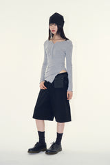 Denholm cotton bermuda pants