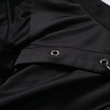 Frill Strap Asymmetric Skirt 232469355