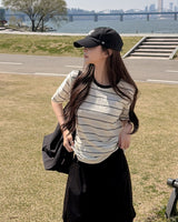 メクトストライプショートスリーブTシャツ