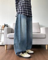 ティーンウォッシングバルーンデニムパンツ
