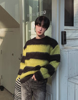 Ellic Brush Striped Knit