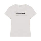 "HIRE ME" CONVERTIBLE  LONG SLEEVE (WHITE)