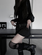 deep skirt pants