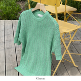 Giyo summer bookle round knitwear