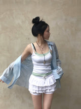 Coco Frill Layered Skirt Pants