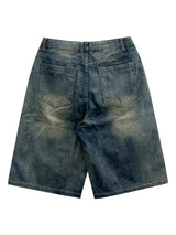 Toony denim Bermuda pants
