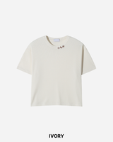 Weather Crop Waffle Short Sleeve Tee