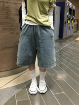 ローダブルニーバミューダデニムパンツ (3c)