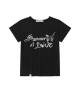 W ソル SS Tシャツ ブラック(CV2FMFT512A)