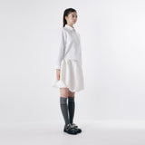 Round collar pintuck blouse 002