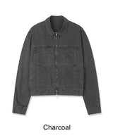 トゥエンピグメントウォッシュ加工ジャケット