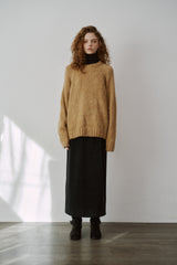 Corduroy skirt (Black)
