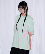 キャットガールTシャツ - ミント