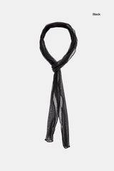 Wrinkle see-through summer scarf