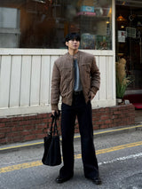 Vintage flare black denim pants