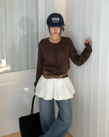 [ORIGINAL] Poky Dot Knit Cardigan