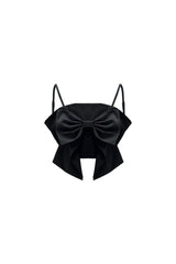 AI RIBBON BUSTIER / BLACK