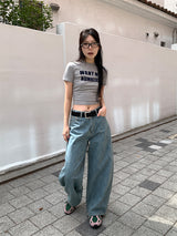 DEVIS WIDE DENIM JEANS