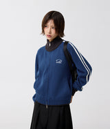 Sporty-Track-Semi-Crop-Knit-Zip-Up - 7COLOR