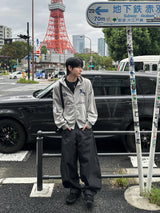 West semi-cropped zip-up hoodie