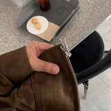 Bake Eco YKK Biker Leather Blouson Jacket