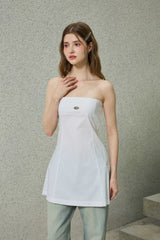 KITTEN MINI DRESS / WHITE