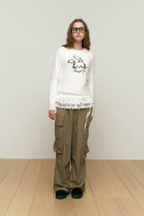 WITTY BUNNY JACQUARD KNIT [IVORY]