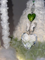 fluffy green cozy light
