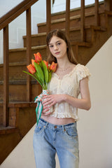 DAISY FRILL BLOUSE