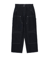 Stud Detail Carpenter Denim Pants_Indigo