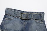Veda Low Rise Denim Shorts