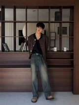ASCLO Vintage Oil Denim Pants