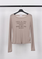 WANT LONG SLEEVE TEE