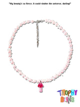 Pink Mushroom Necklace