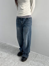 Soyan denim wide pants